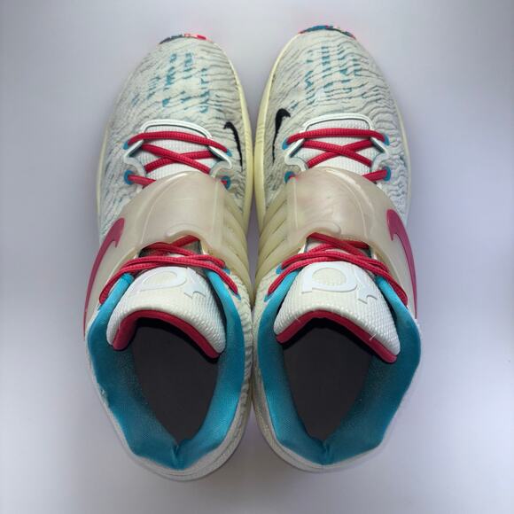 NIKE KD 14 “Cashmere/White/Turquoise” Shoes Men’s Size 13 - Picture 9 of 12